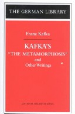 Cover of Kafka's "Metamorphosis" and Other Writings