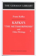 Book cover for Kafka's "Metamorphosis" and Other Writings