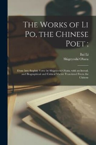 Cover of The Works of Li Po, the Chinese Poet;