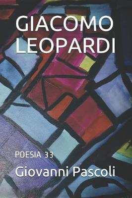 Book cover for Giacomo Leopardi