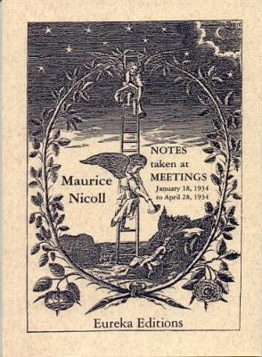 Book cover for Notes taken at Meetings 1934