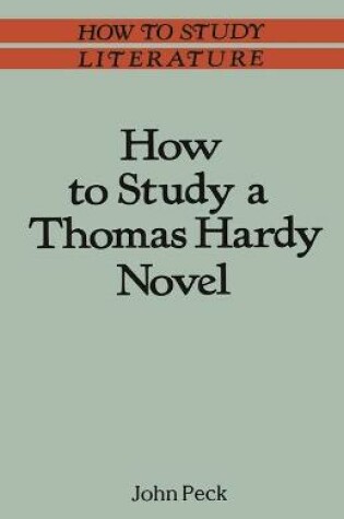 Cover of How to Study a Hardy Novel