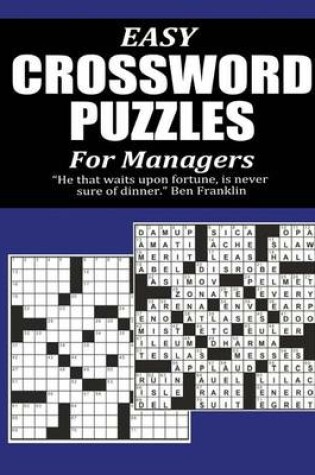 Cover of Easy Crossword Puzzles for Managers