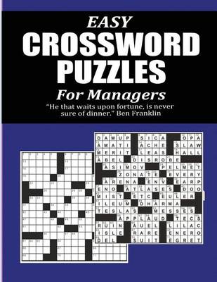 Book cover for Easy Crossword Puzzles for Managers