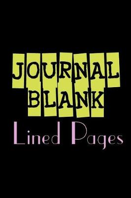 Book cover for Journal Blank Lined Pages