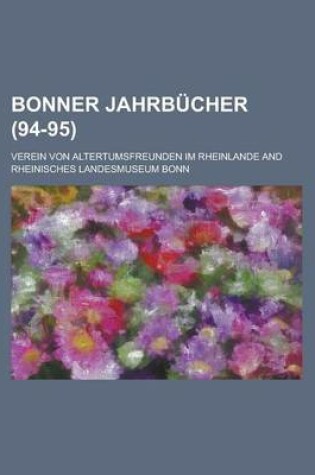 Cover of Bonner Jahrbucher (94-95)