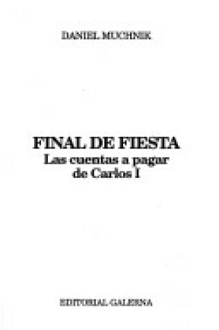 Cover of Final de Fiesta