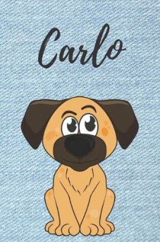 Cover of Personalisiertes Notizbuch - Hunde Carlo