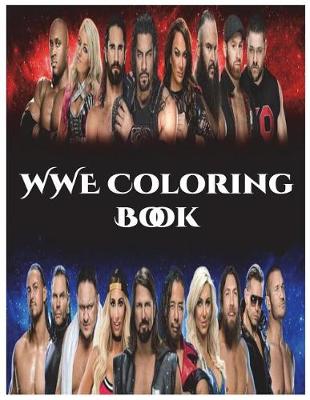 Book cover for Wwe Coloring Book - Wwe Superstars Champions Adult Coloring Book