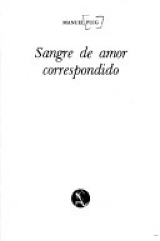 Cover of Sangre De Amor Correspondido