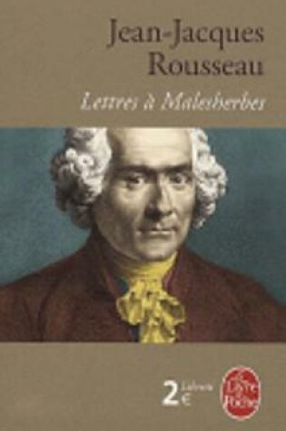 Cover of Lettres a Malesherbes