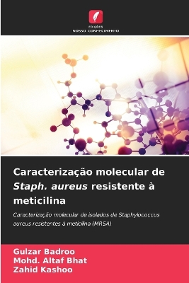 Book cover for Caracterização molecular de Staph. aureus resistente à meticilina