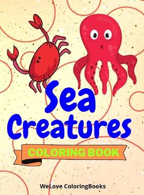 Book cover for Sea Creatures Coloring Book