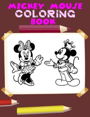 Book cover for Mickey Mouse Coloring Book