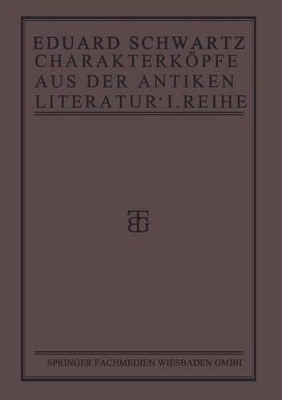 Book cover for Charakterkoepfe Aus Der Antiken Literatur