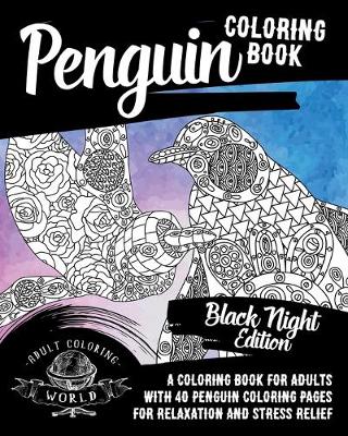 Book cover for Penguin Coloring Book