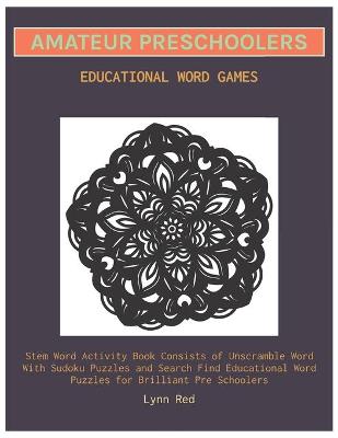 Book cover for Amateur Preschoolers Educational Word Games