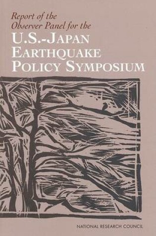 Cover of Report of the Observer Panel for the U.S.-Japan Earthquake Policy Symposium