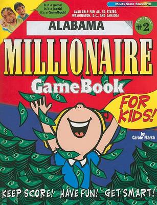 Book cover for Alabama Millionaire Gamebook for Kids!