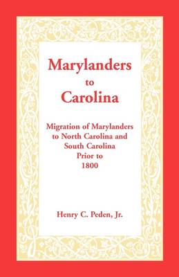 Book cover for Marylanders to Carolina