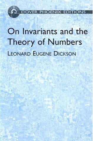 Cover of On Invariants and the Theory of NUM