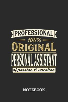 Book cover for Professional Original Personal Assistant Notebook of Passion and Vocation