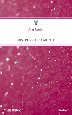Book cover for Mistress For A Month