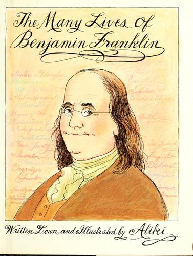 Book cover for The Many Lives of Benjamin Franklin