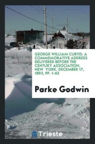Cover of George William Curtis