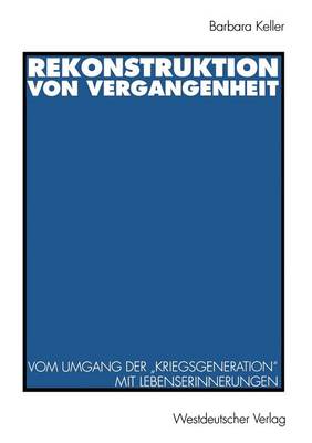 Book cover for Rekonstruktion von Vergangenheit