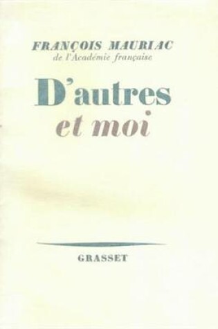 Cover of D'Autres Et Moi