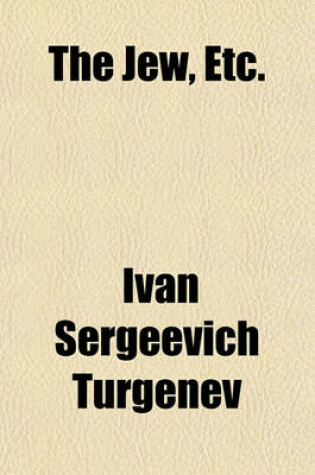 Cover of The Jew, Etc.
