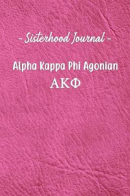 Book cover for Sisterhood Journal Alpha Phi Agonian