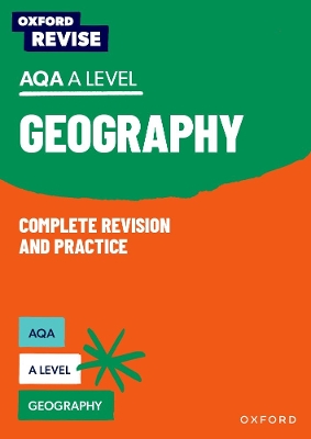 Book cover for Oxford Revise: AQA A Level Geography