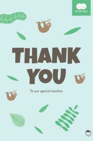 Cover of Thank You to our Special Teacher