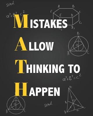 Book cover for MATH - Mistakes Allow Thinking To Happen