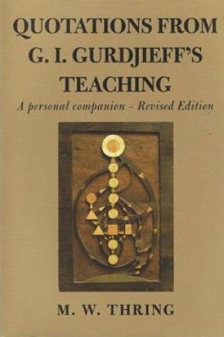 Cover of Quotations from G.I.Gurdjieff's Teaching