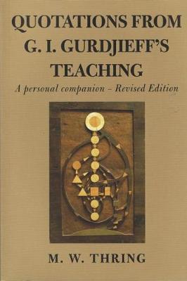 Book cover for Quotations from G.I.Gurdjieff's Teaching