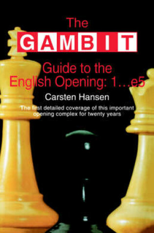 Cover of The GAMBIT Guide to the English Opening 1...E5