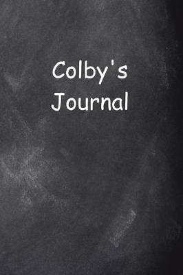 Cover of Colby Personalized Name Journal Custom Name Gift Idea Colby