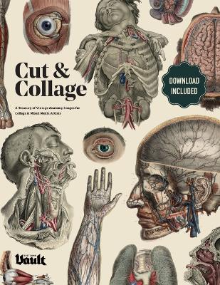 Book cover for Cut and Collage A Treasury of Vintage Anatomy Images for Collage and Mixed Media Artists