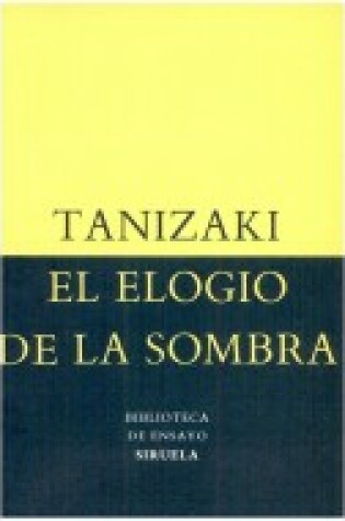 Cover of El elogio de las sombras