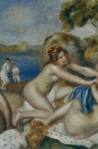 Cover of 150 page lined journal Bathers Playing with a Crab, 1897 Pierre Auguste Renoir