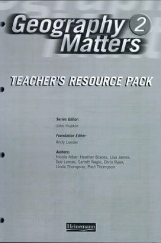 Cover of Geography Matters 2 Teacher's Resource Pack