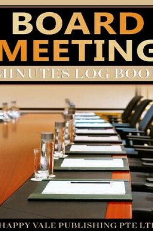 Cover of Board Meeting Minutes Log Book