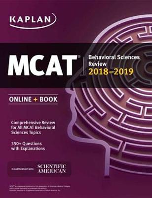 Book cover for MCAT Behavioral Sciences Review 2018-2019