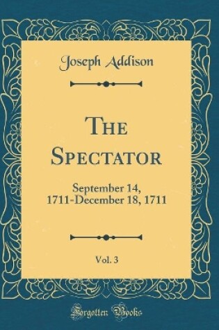 Cover of The Spectator, Vol. 3