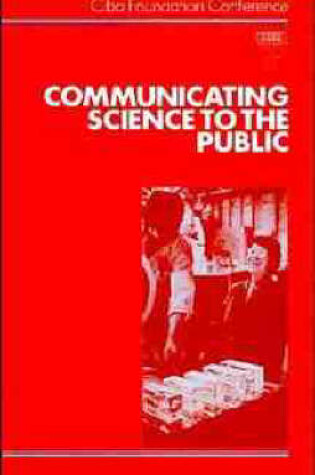 Cover of Communicating Science to the Public