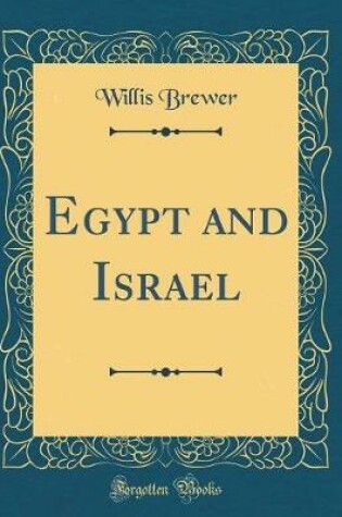 Cover of Egypt and Israel (Classic Reprint)