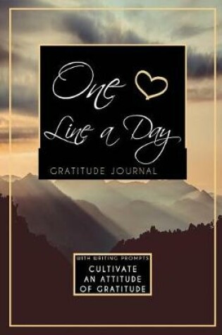 Cover of One Line A Day Gratitude Journal